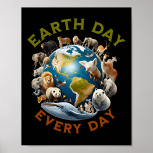 Póster Día de la Tierra Día de la Tierra 2025 Hombres Muj