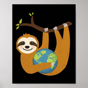 Póster Día de la Tierra Eslovaca Salvar a la Tierra Nuest