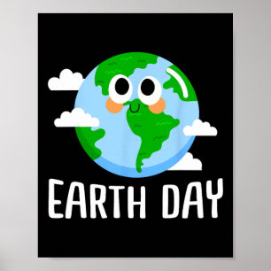Póster Día de la Tierra Go Planet Earth Day