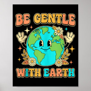 Póster Día de la Tierra naturaleza amor ecológico ambient