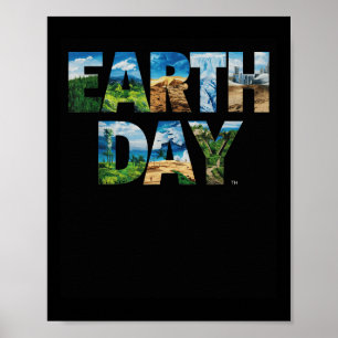 Póster Día de la Tierra Protección Ambiental Salvar Árbol