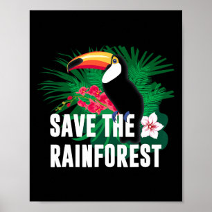 Póster Día de la Tierra Salvemos la Selva