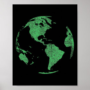 Póster Día de la Tierra Salvemos nuestro planeta Cambio C