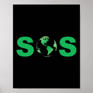 Póster Día de la Tierra Sos Pro-ciencia Salven el planeta