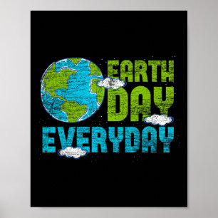 Póster Día de la Tierra Todos los Días de la Tierra 2