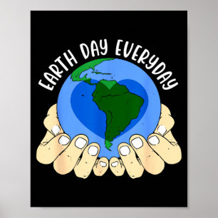 Póster Día de la Tierra Todos los Días _ Medio Ambiente _