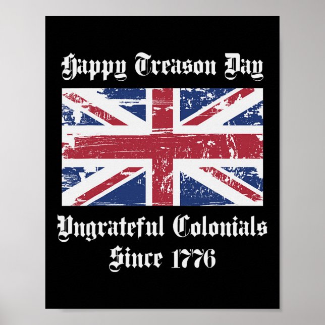 Póster Día De La Traición Coloniales Desagradecidos Camis (Frente)