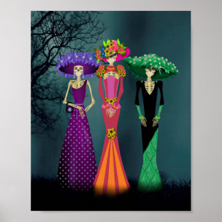 Póster Día de las Damas Muertas