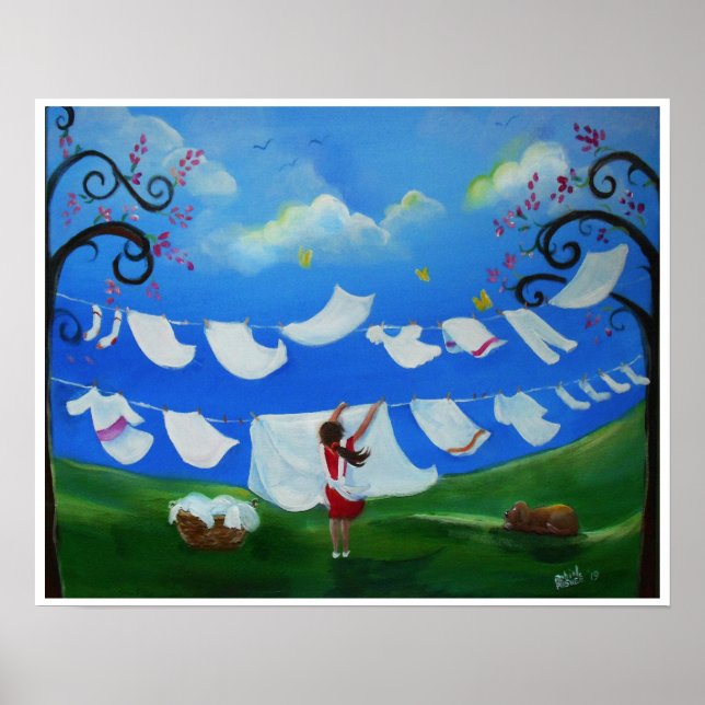 Póster Día de lavado (Frente)