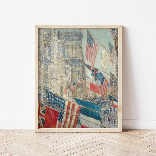 Póster Día de los Aliados | Childe Hassam (Subido por el creador)
