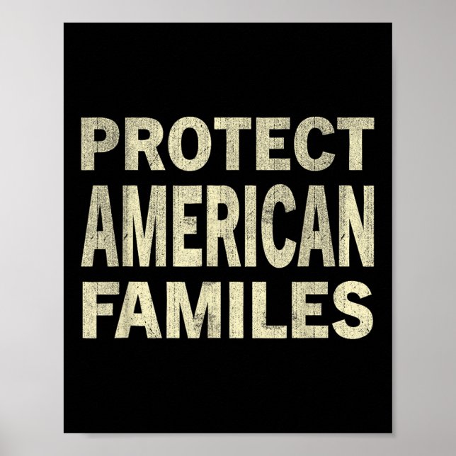 Póster Día de los Caídos Memorial de las Familias Estadou (Frente)