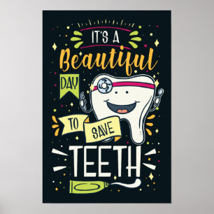 Póster Día de los Dentistas e Higienistas Dentales para S