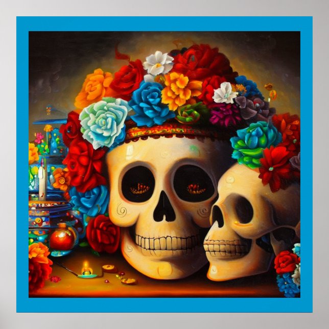 Póster Día de los muertos (Frente)