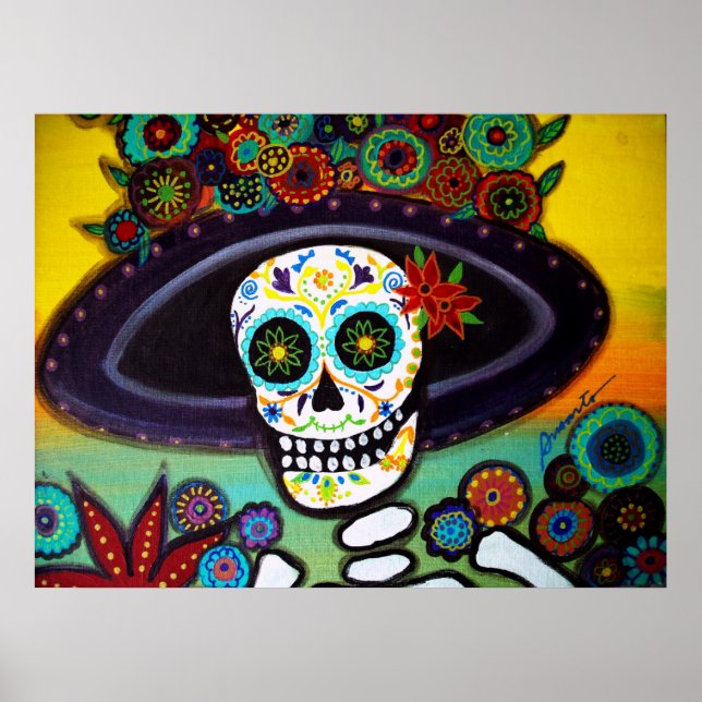 Póster Dia de los muertos (Frente)