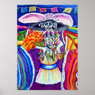 Póster Dia de Los Muertos