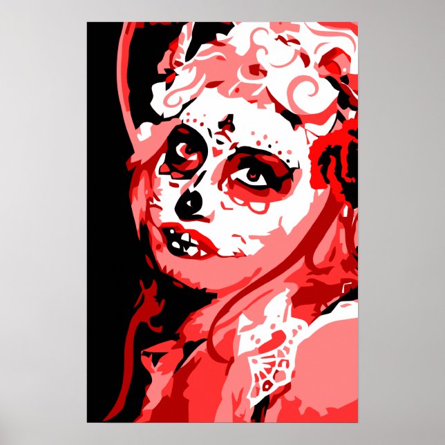 Póster dia de los muertos (Frente)