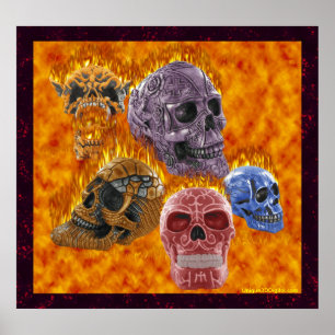 Póster Dia de Los Muertos