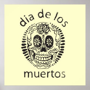 Póster día de los muertos