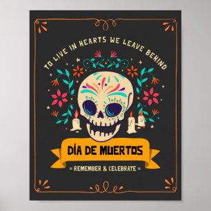 Póster Dia De Los Muertos