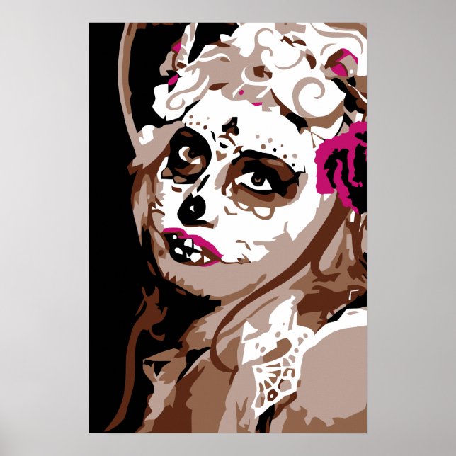 Póster dia de los muertos (Frente)