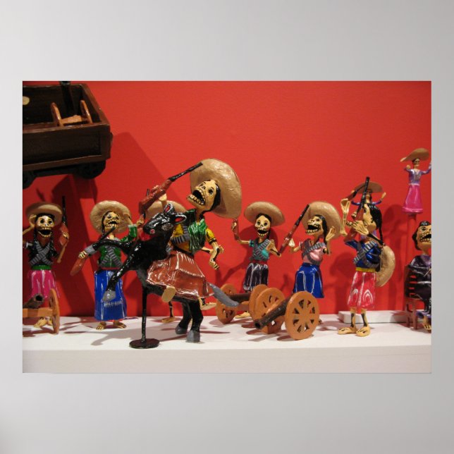 Póster Dia de los Muertos Bandoleros (Frente)