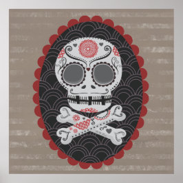 Póster Día de los Muertos Calaveras