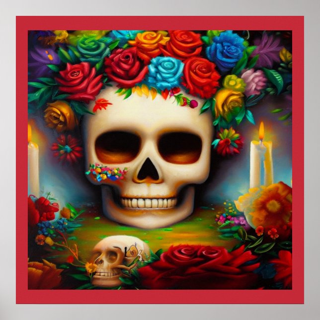 Póster Día de los Muertos de Ofendra 7 (Frente)