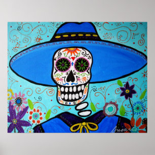 PÓSTER DIA DE LOS MUERTOS MARIACHI
