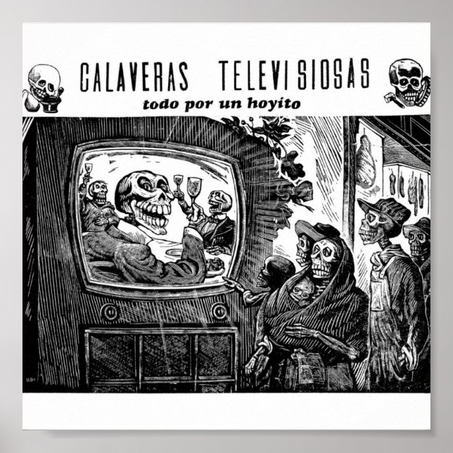 Póster Día de los Muertos, México. Circa 1949 (Frente)