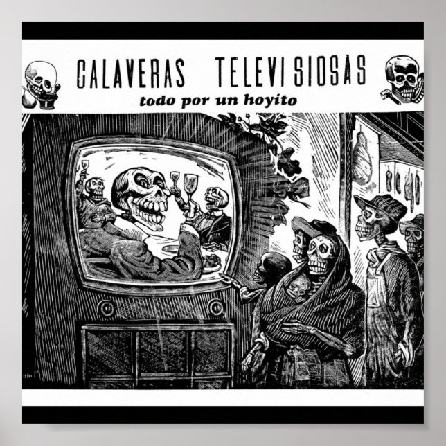 Póster Día de los Muertos, México. Circa 1949 (Frente)