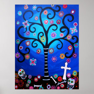 Póster Dia de los Muertos por Prisarts