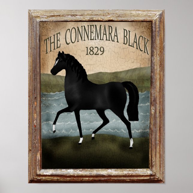 Póster Día de los Patrocinadores Caballo Irlandés, Rótulo (Frente)
