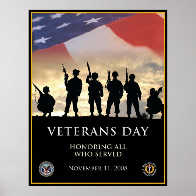 Póster Día de los Veteranos 2008 (Frente)