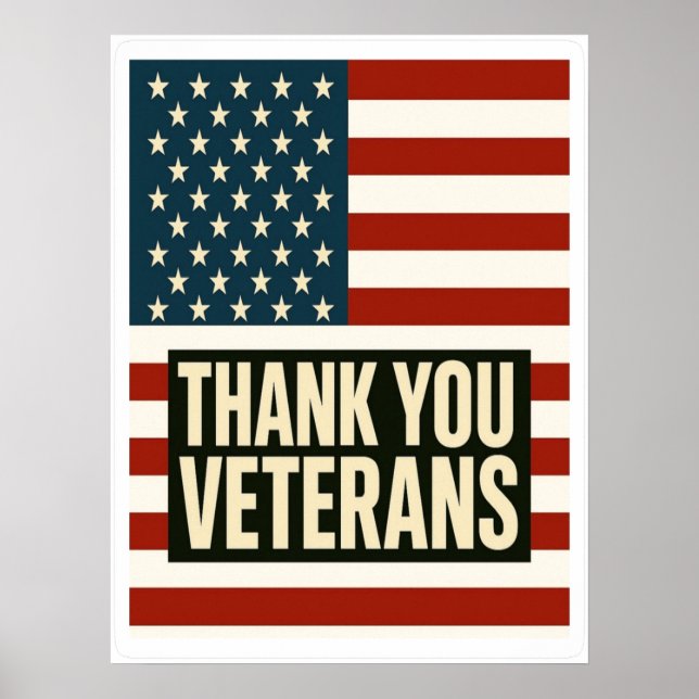 Póster Día de los Veteranos, Día de los Veteranos 2025, D (Frente)