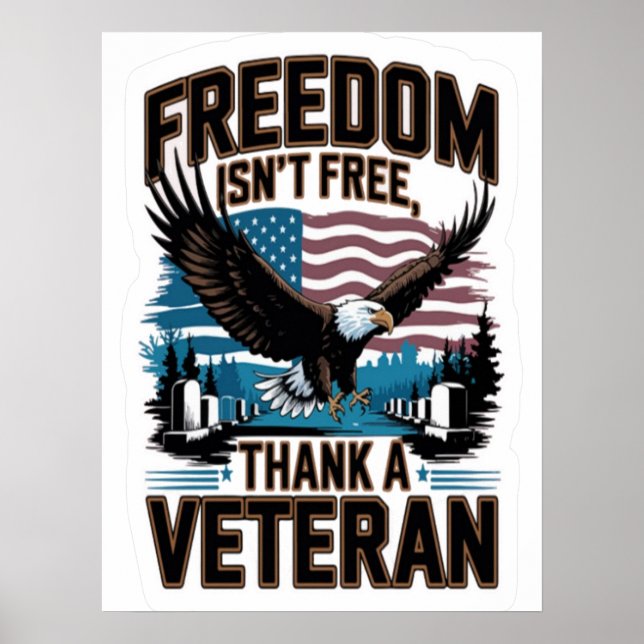 Póster Día de los Veteranos, Día de los Veteranos 2025, D (Frente)