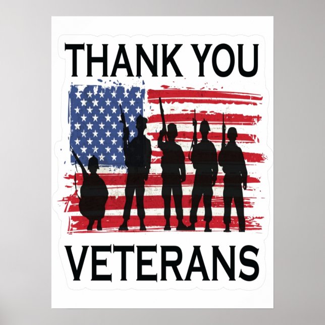 Póster Día de los Veteranos, Día de los Veteranos 2025, D (Frente)