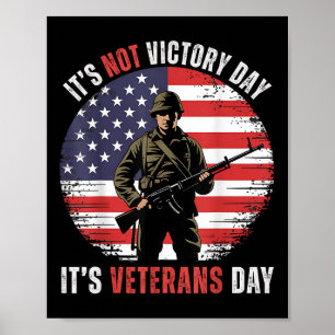 Póster Día de los Veteranos: No es el día de la victoria