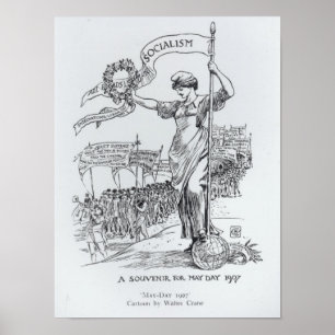 Póster Día de Mayo de 1907