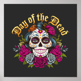 Póster Día de Muertos: Celebra Dia de Los Muertos