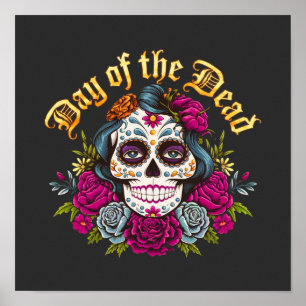 Póster Día de Muertos: Celebra Dia de Los Muertos