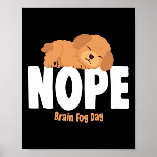 Póster Día de niebla cerebral Conciencia del lupus Fibrom