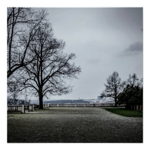 Póster Día de otoño gris en Praga