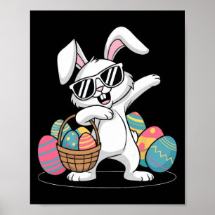 Póster Día de Pascua Rabbit Bunny Egg Caza Niños Todd