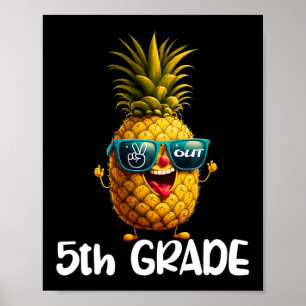 Póster Día De Paz De Quinto Grado Graduado Graduado Gradu