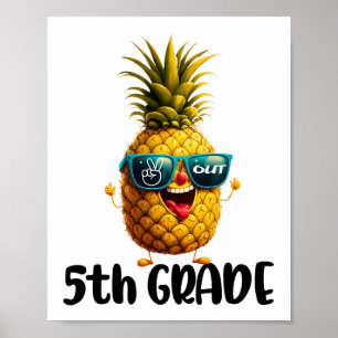 Póster Día De Paz De Quinto Grado Graduado Graduado Gradu