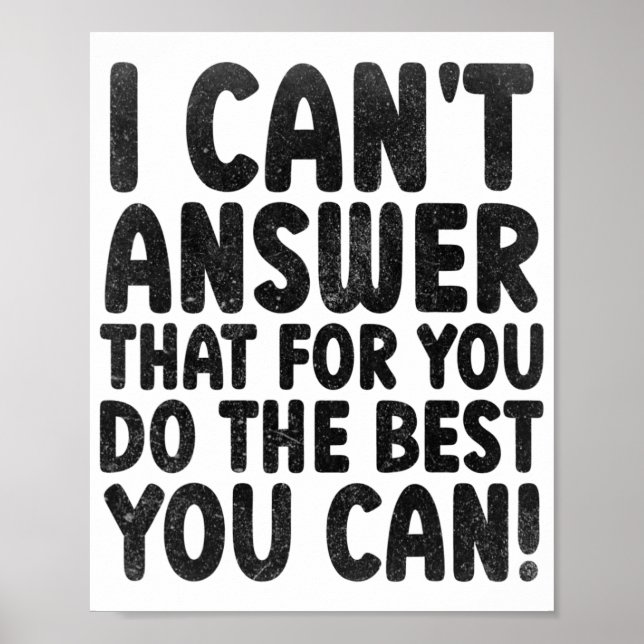 Póster Día de prueba 2022 no puedo contestar eso para tu  (Frente)