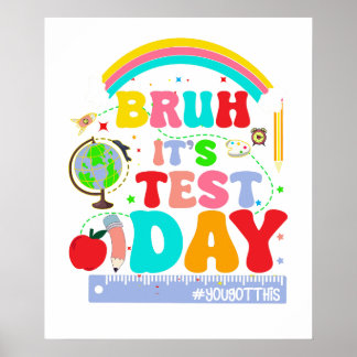 Póster día de prueba bruh