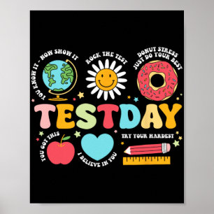 Póster Día de prueba de docente Profesor motivacional Sta
