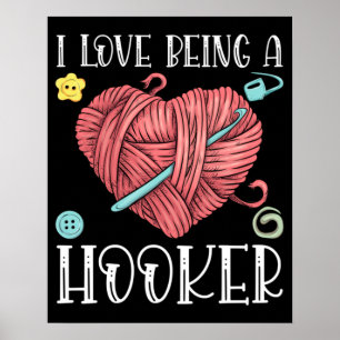 Póster Día de punto de corte de yarn