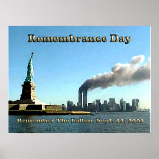 Póster Día de Recuerdo 911 11 sep. 2001